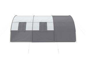 Tunnel tent for 4-6 people, grey