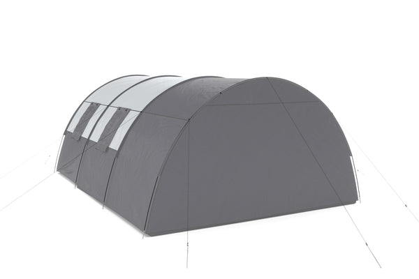 Tunnel tent for 4-6 people, grey