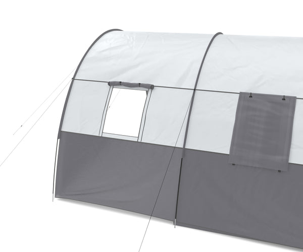 Tunnel tent for 4-6 people, grey