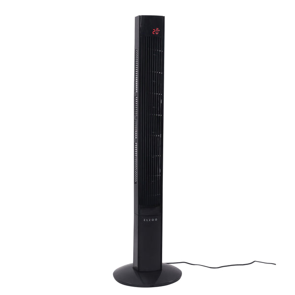 Turmventilator 117 cm schwarz