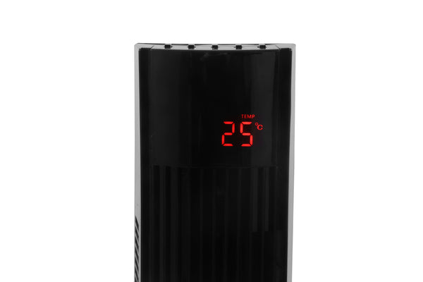Turmventilator 117 cm schwarz