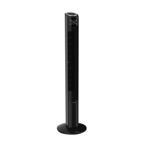 Turmventilator mit Touchscreen 123 cm schwarz