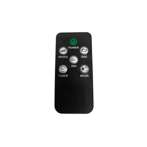 Turmventilator mit Touchscreen 123 cm schwarz