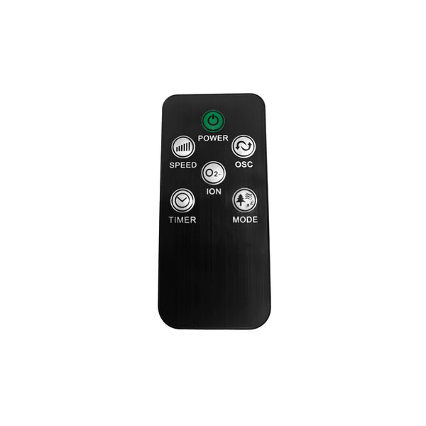 Turmventilator mit Touchscreen 123 cm schwarz