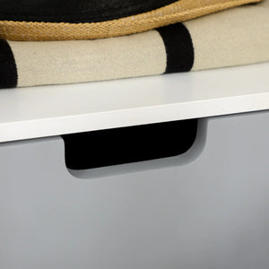 Nachttisch Nachtkommode Nachtschrank mit Schublade Weiss