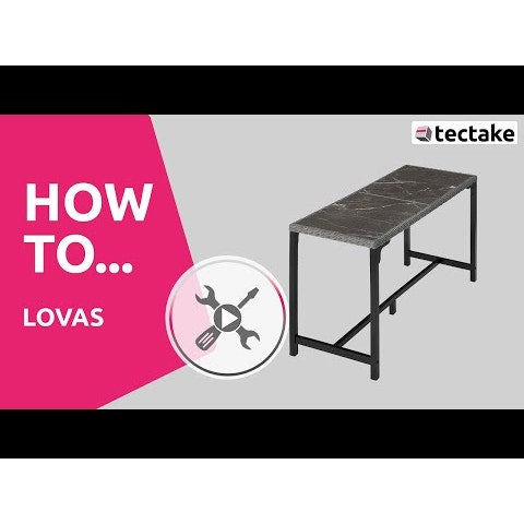 Rattan Bartisch Lovas 161x64,5x99,5cm natur