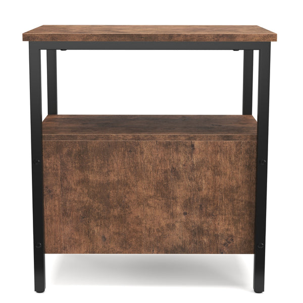 Nachttisch Vintage BONITA 30 x 61 cm mit 2 Schubladen