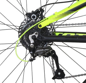TOTEM vollgefedertes Mountainbike, schwarz/gelb - Rahmen: 46cm