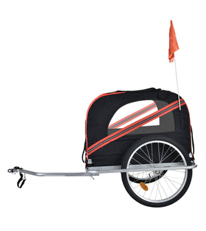 Veloanhänger Hundeanhänger rot