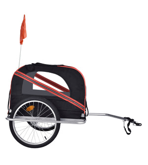 Veloanhänger Hundeanhänger rot