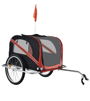 Veloanhänger Hundeanhänger rot