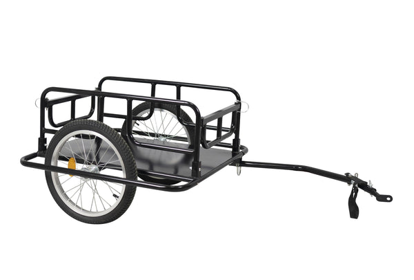 Veloanhänger Transportanhänger schwarz