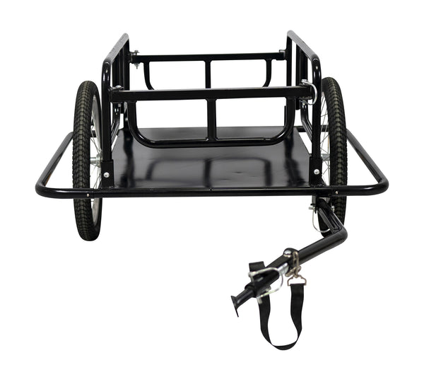 Veloanhänger Transportanhänger schwarz