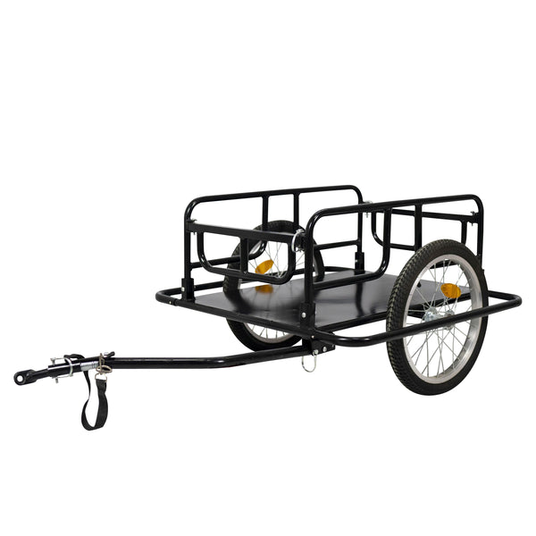 Veloanhänger Transportanhänger schwarz