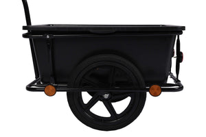 Veloanhänger mit Box schwarz
