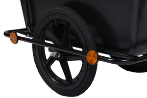 Veloanhänger mit Box schwarz