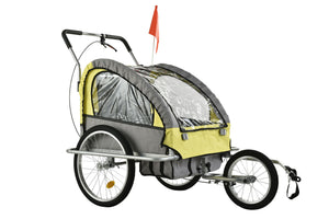 Veloanhänger & Jogger 2in1 gelb