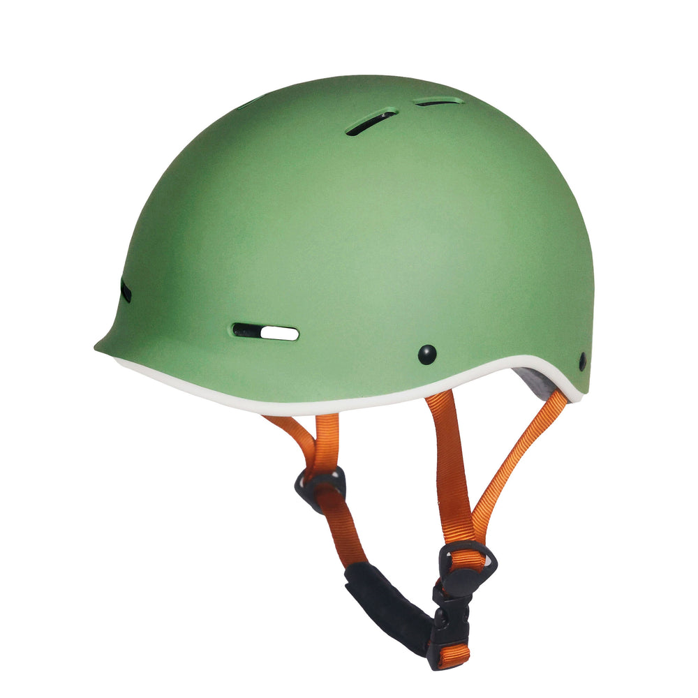 Casco da bicicletta retrò, 55-58 cm, verde