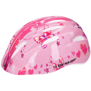 Velohelm für Kinder Pink Butterfly