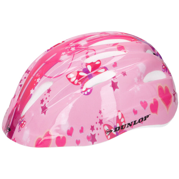 Velohelm für Kinder Pink Butterfly