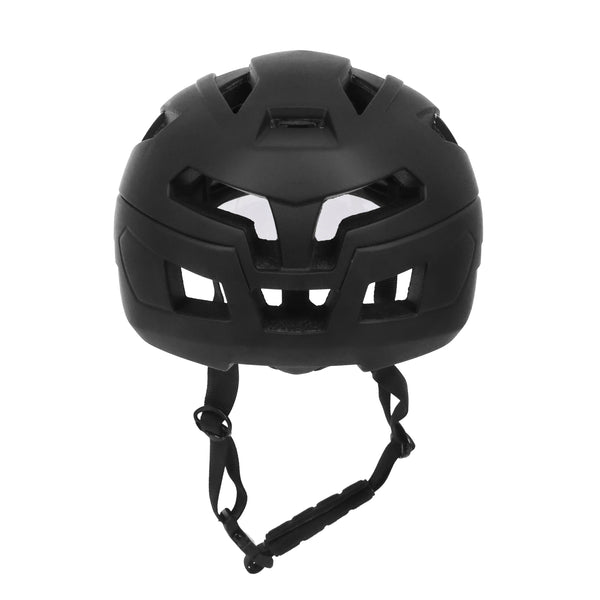 Velohelm Skatehelm mit Visier 55 - 58 cm schwarz