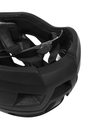 Velohelm Skatehelm mit Visier 55 - 58 cm schwarz