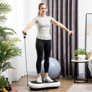 Vibration plate with 2 fitness bands, 99 vibration levels