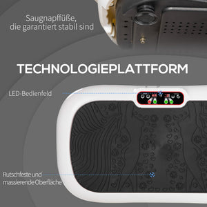 Vibration plate with 2 fitness bands, 99 vibration levels