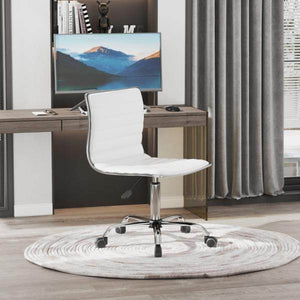 Friseurstuhl Salonstuhl Drehstuhl Höhenverstellbar, Weiss