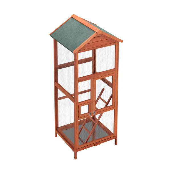 Vogelvoliere Holz 72 x 68 x 168 cm
