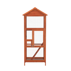 Vogelvoliere Holz 72 x 68 x 168 cm