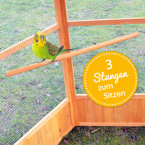 Voliere Vogelvoliere Maxi Sechseck
