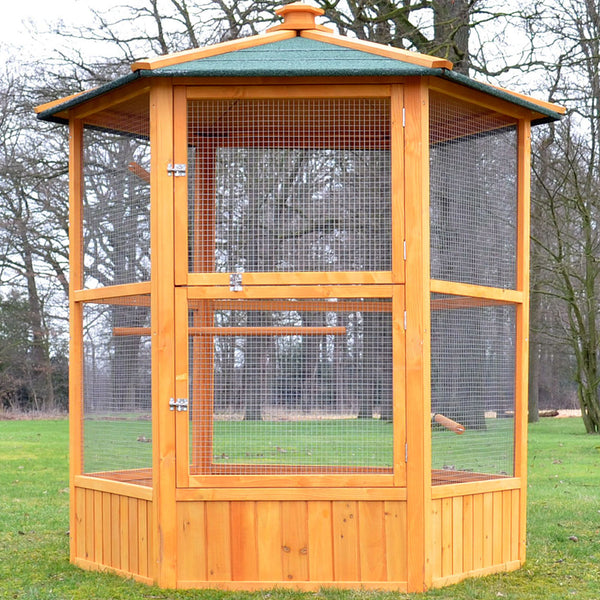 Voliere Vogelvoliere Maxi Sechseck