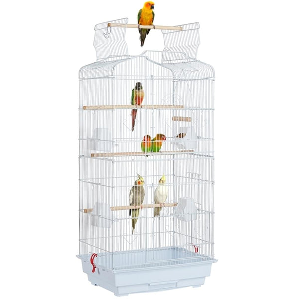 Voliere Vogelvoliere Vogelkäfig Weiss