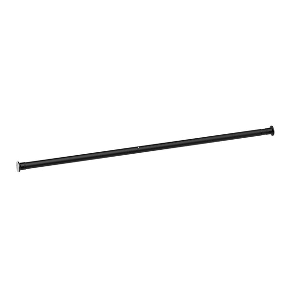 Vorhangstange 210 - 260 cm schwarz