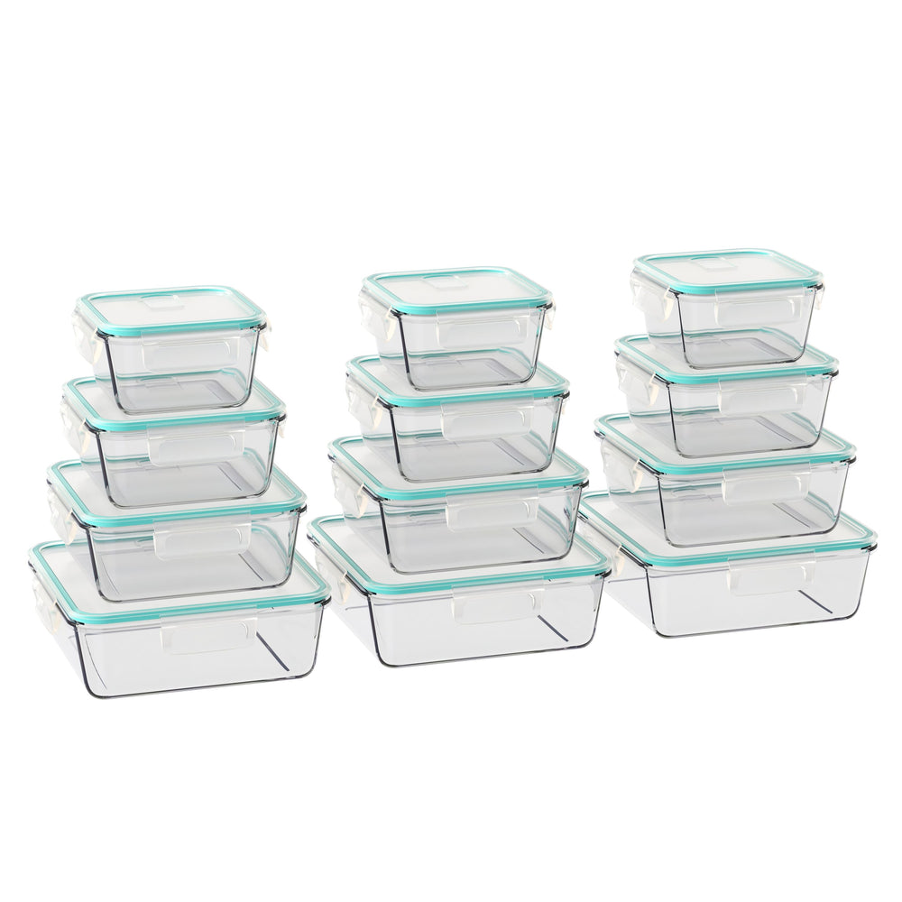 Set di contenitori in vetro, 12 pezzi