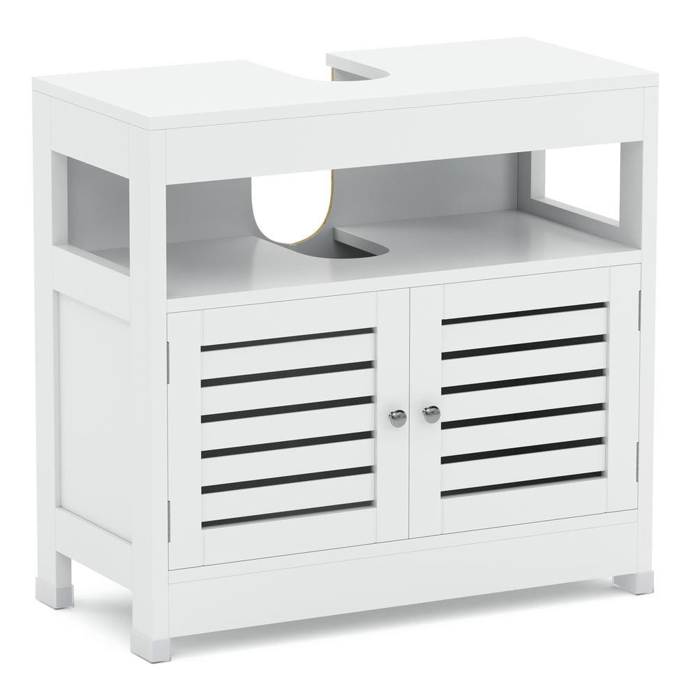Waschbeckenunterschrank FONTANA 60 x 30 x 60 cm weiss