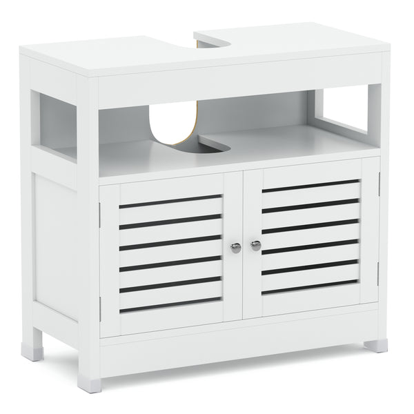 Waschbeckenunterschrank FONTANA 60 x 30 x 60 cm weiss