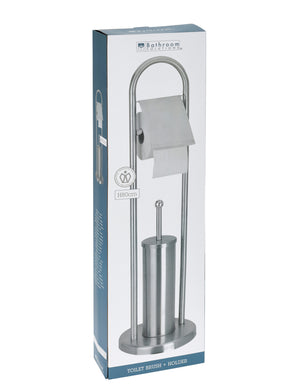WC-Bürste Toilettenpapierhalterung 2-in-1