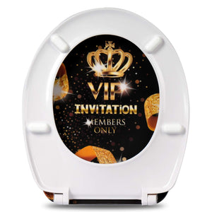 WC-Sitz Duroplast mit Absenkautomatik gold VIP