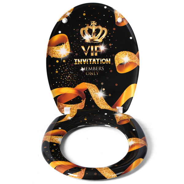 WC-Sitz Duroplast mit Absenkautomatik gold VIP