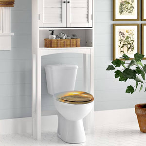 WC-Sitz Duroplast Sonnenaufgang mit Absenkautomatik und Schnellbefestigung