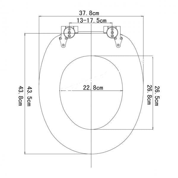 WC-Sitz MDF mit Absenkautomatik Balance