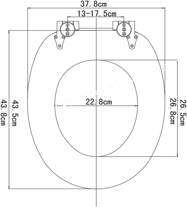 WC-Sitz MDF mit Absenkautomatik Softclose Scharnier Steine Blumen