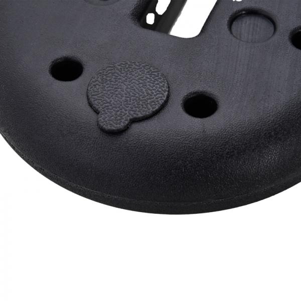 4 tlg. Pavillon Standfuss Gewicht Partyzelt Pavillongewicht befüllbar bis 5 kg HDPE-Kunststoff Schwarz Ø25 x 6 cm