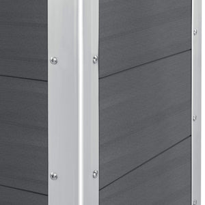 WPC Hochbeet Esens 100x50x50cm Grau