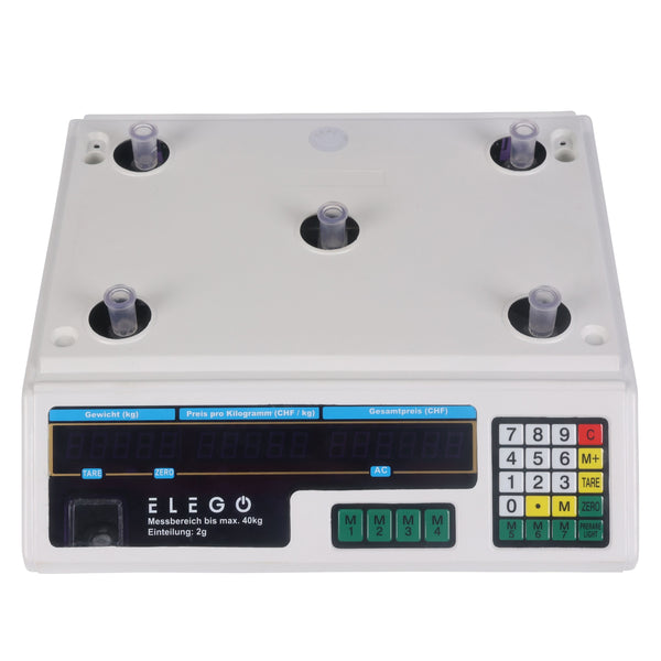 Digital scale with price display 40 kg / 2 g