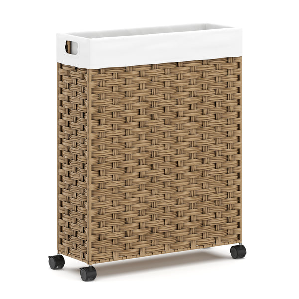 Wäschekorb Rattan 1 Fach 66L braun