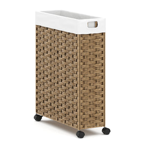 Wäschekorb Rattan 1 Fach 66L braun