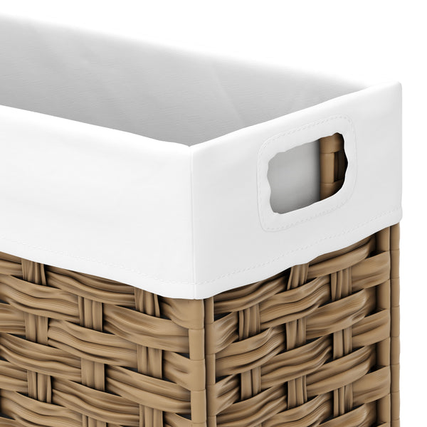 Wäschekorb Rattan 1 Fach 66L braun